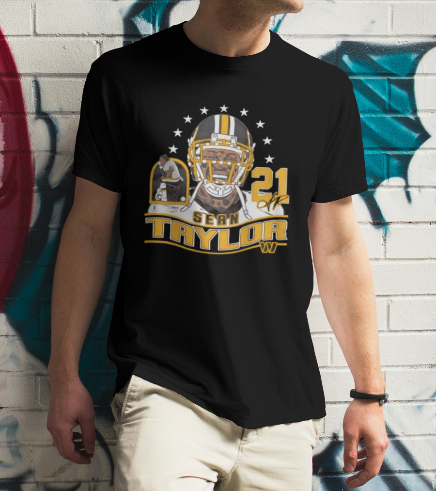 Sean Taylor 21 Washington Commanders Football Legacy Stars T-Shirt