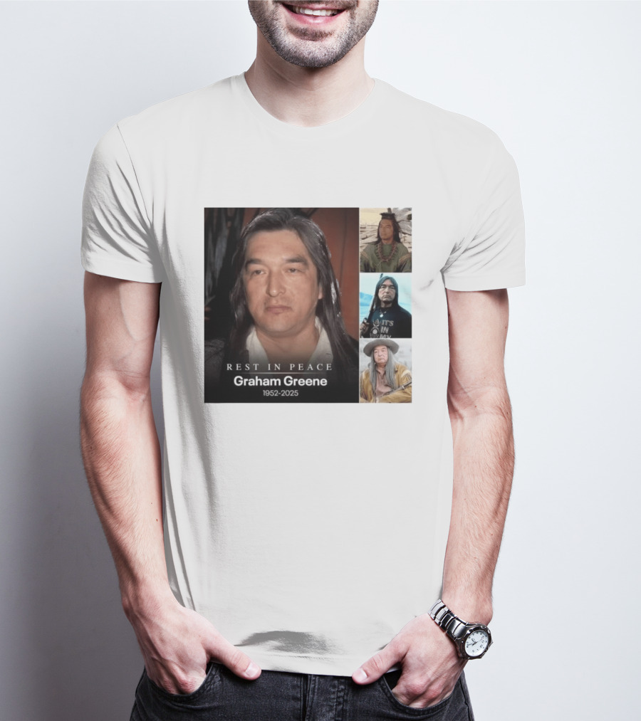 Rest In Peace Graham Greene 1952 2025 Memorial T-Shirt