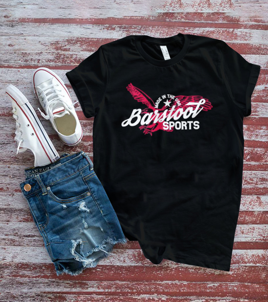 Barstool Sports Made In The USA Eagle T-Shirt