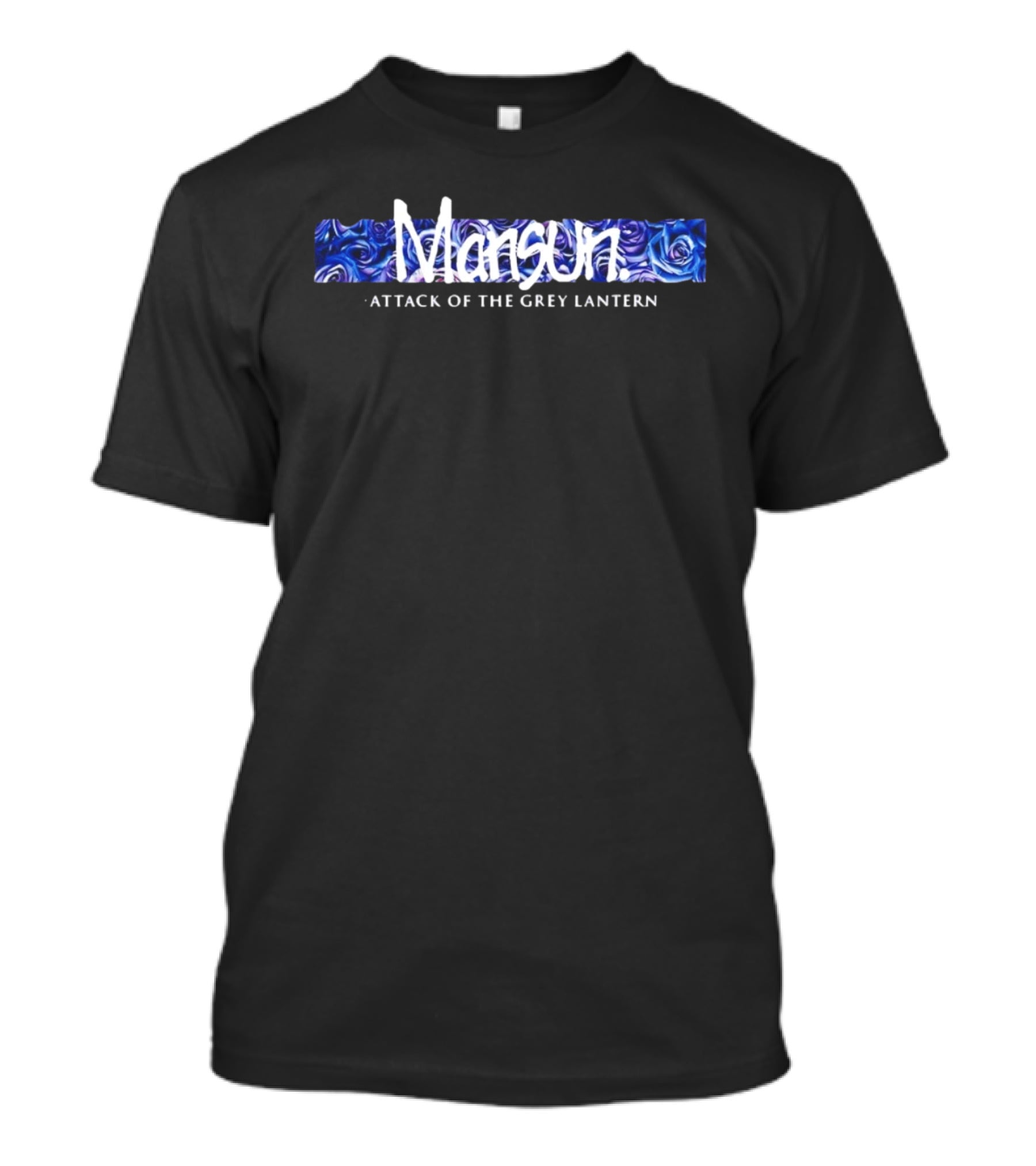 Mansun Attack Of The Grey Lantern Blue Purple Roses T-Shirt