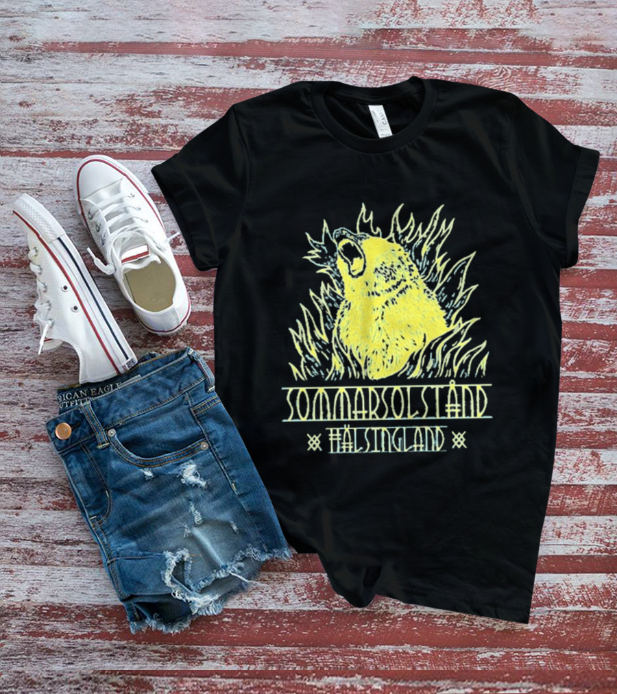 Sommarsolstånd Hälsingland Bear Flame T-Shirt