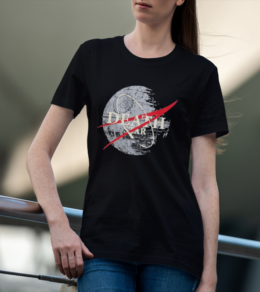 Death Star And The NASA T-Shirt
