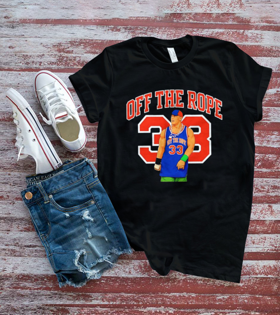Wrestler Basketball Jersey Off The Rope 33 T-Shirt