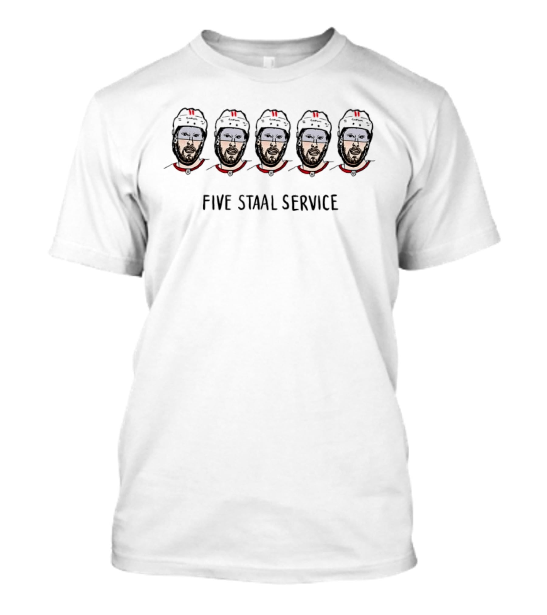 Eric Staal Five Staal Service Carolina Hurricanes Hockey T-Shirt