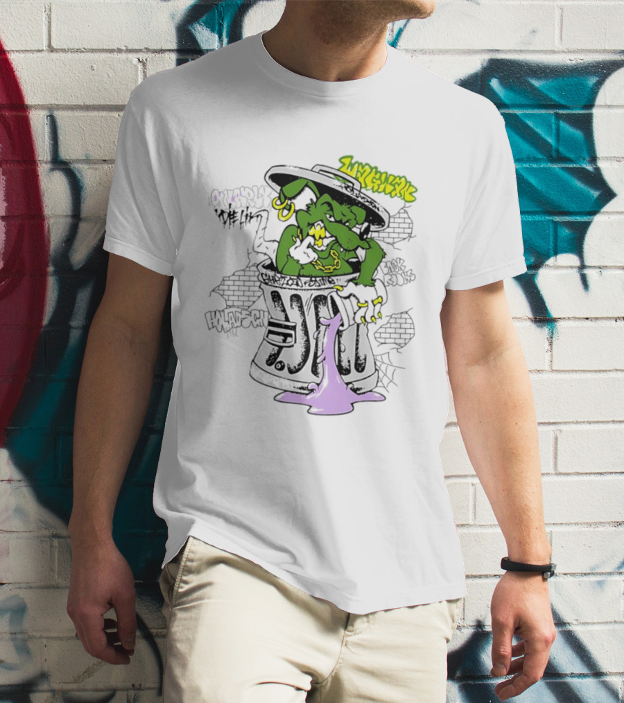 Escape Plan Ghetto Slime Rat Trash Can Die Lit Back Rooms Holadsch T-Shirt