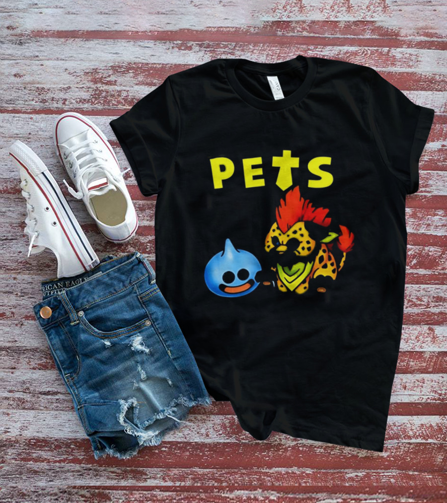 Dragon Quest Pets Slime And Great Sabrecat T-Shirt