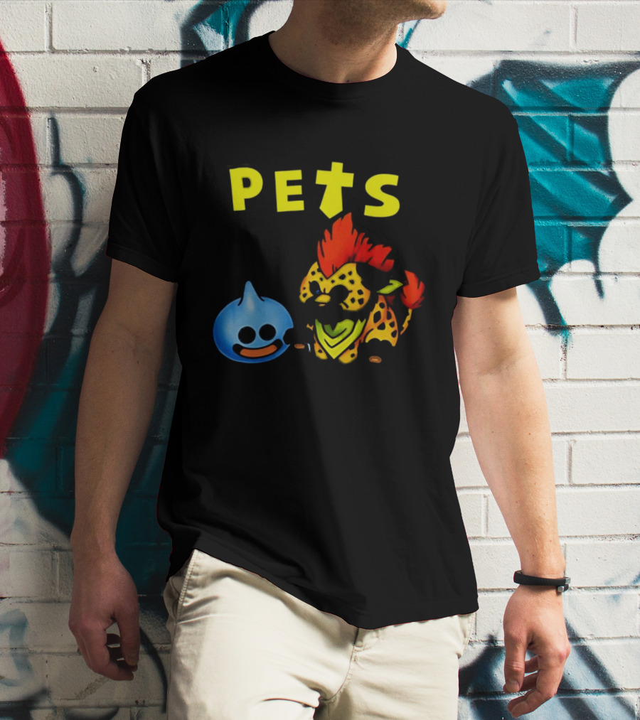 Dragon Quest Pets Slime And Great Sabrecat T-Shirt