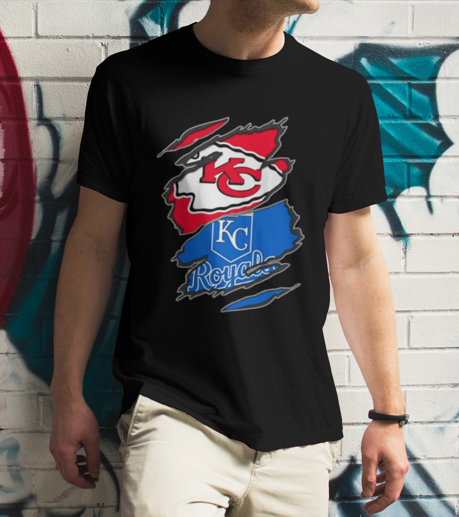 Kansas City Chiefs KC Kansas City Royals MLB Royals KC T-Shirt