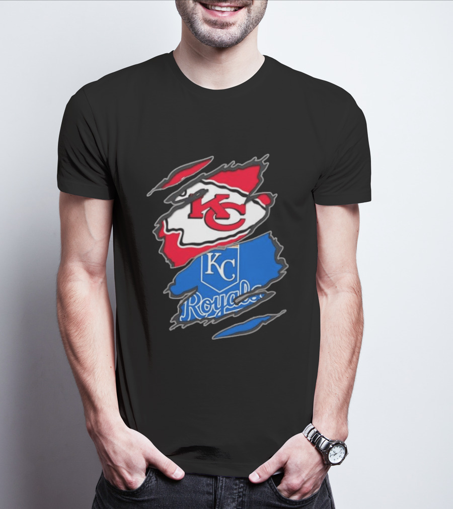 Kansas City Chiefs KC Kansas City Royals MLB Royals KC T-Shirt
