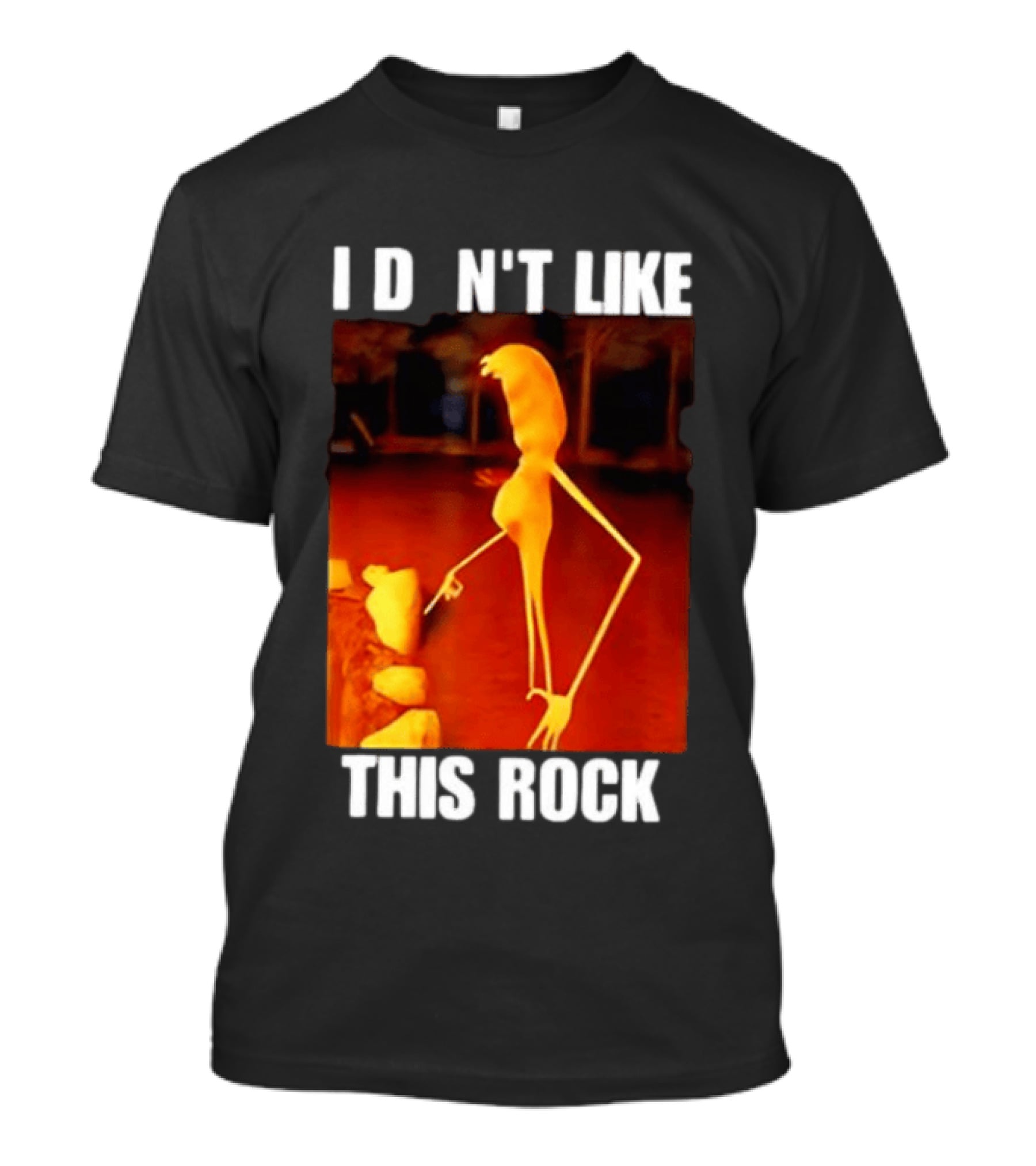 Salad Fingers I Don't Like This Rock Surreal Horror Meme T-Shirt