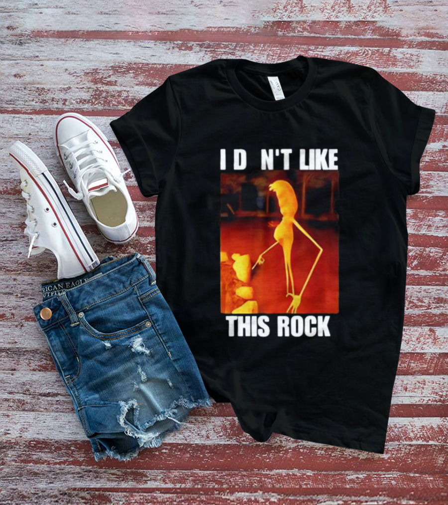 Salad Fingers I Don't Like This Rock Surreal Horror Meme T-Shirt