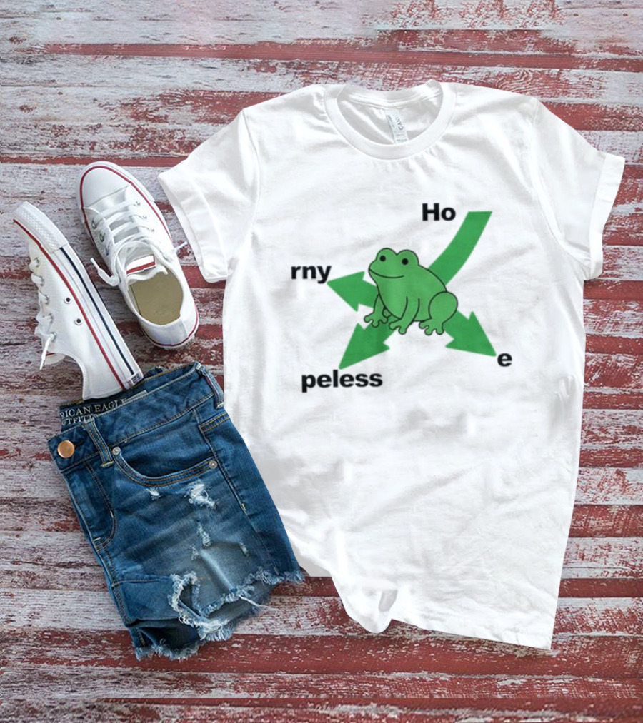 Ho Rn Y Peless Frog Directional E T-Shirt