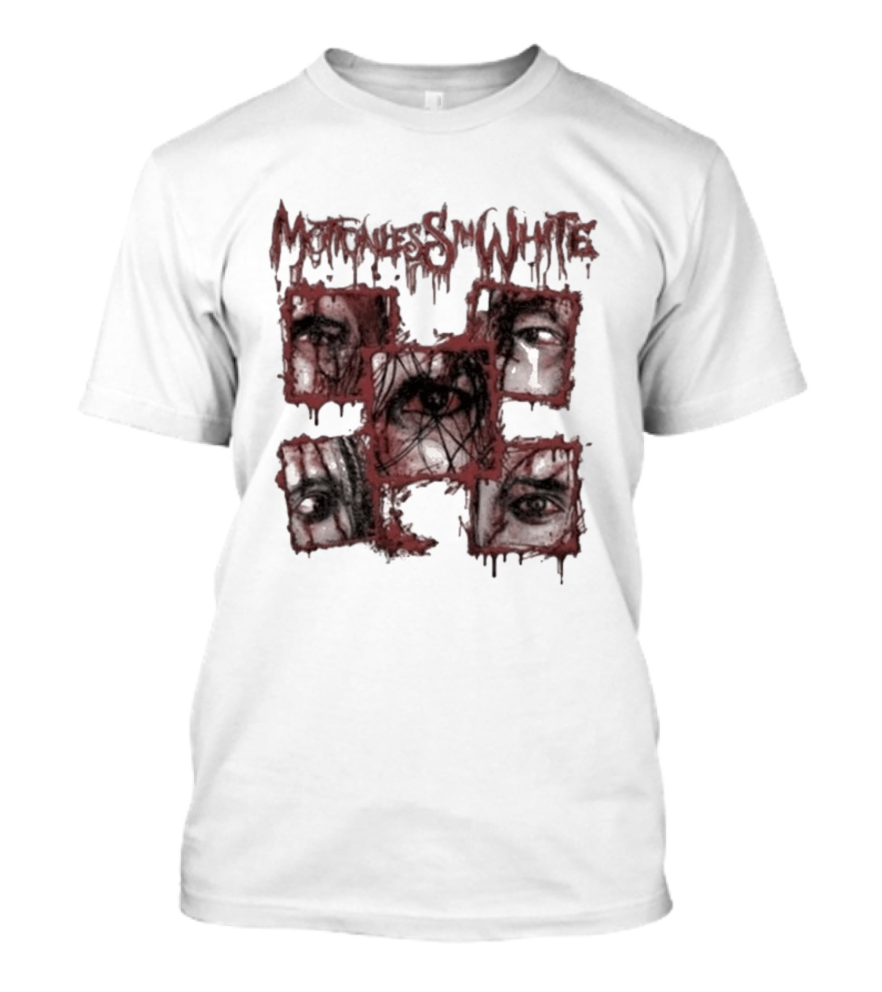 Motionless In White Bloodshot Eyes And Dripping Red 2026 T-Shirt