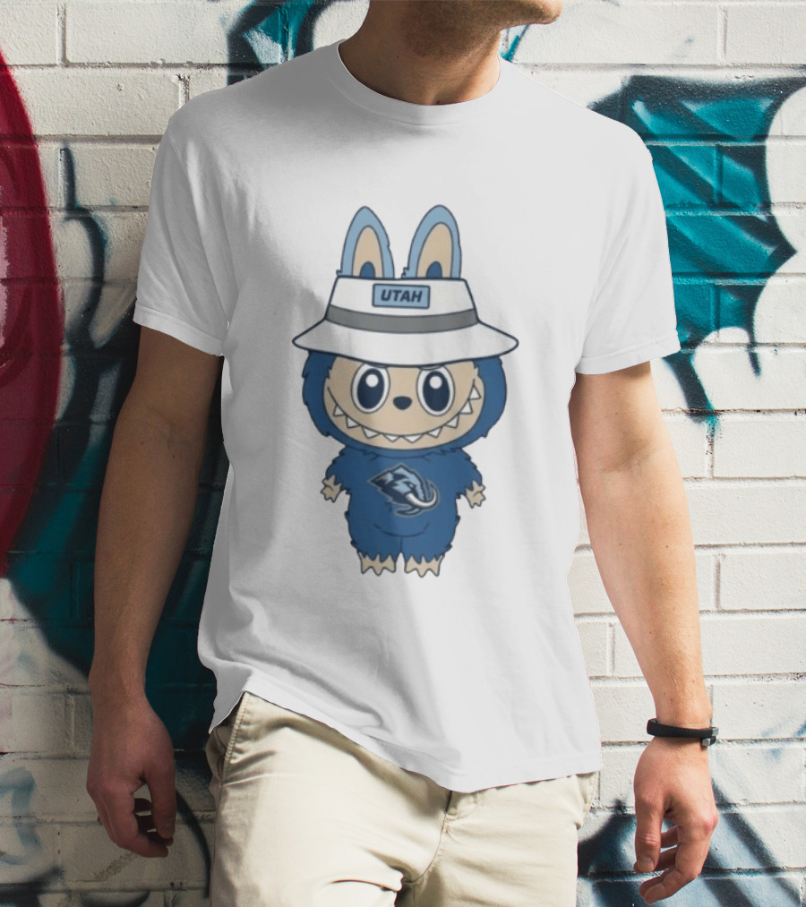 Utah Mammoth Cute Furry Character With Hat T-Shirt