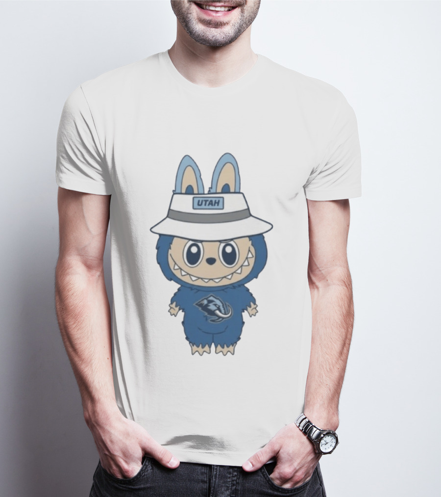 Utah Mammoth Cute Furry Character With Hat T-Shirt