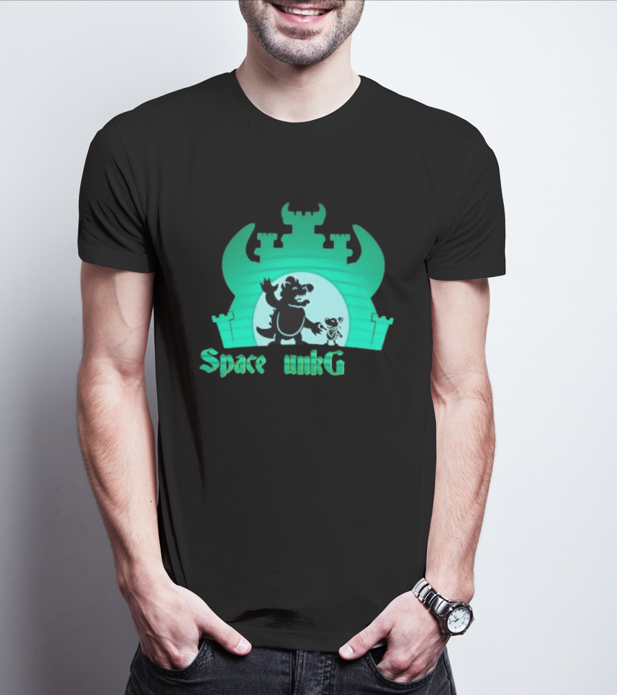 Bowser And Bowser Jr Super Mario Space Junk Galaxy Castle T-Shirt