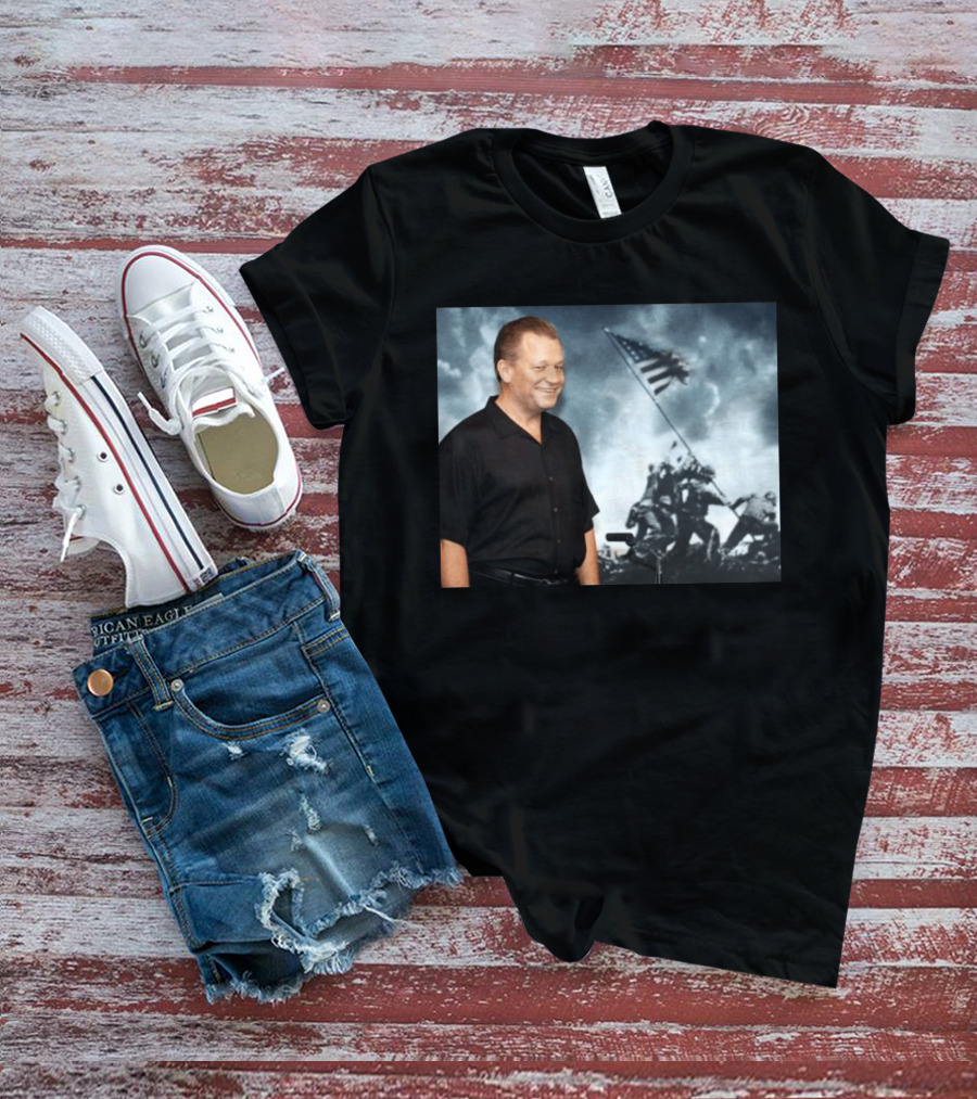 James Bradley Flags Of Our Fathers Iconic Image T-Shirt