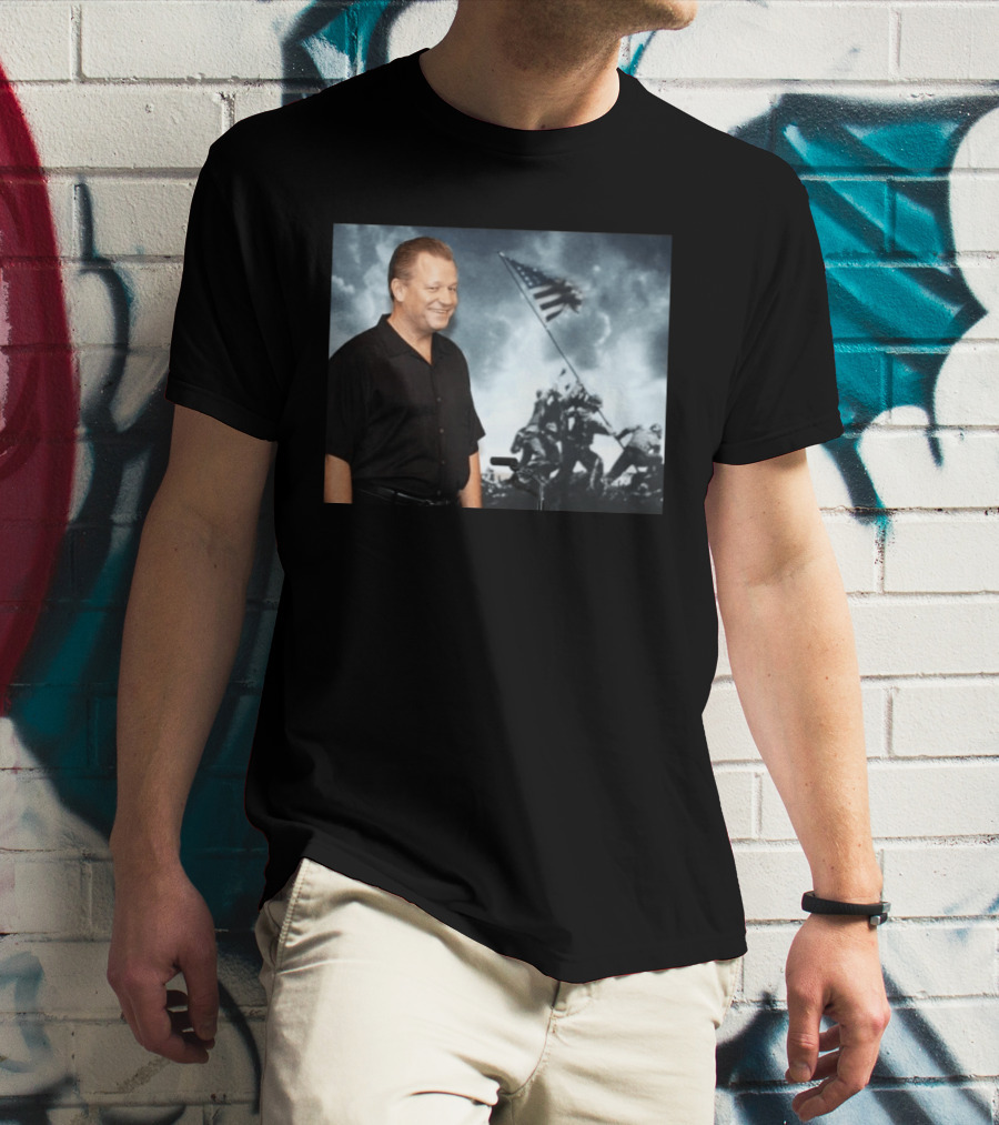 James Bradley Flags Of Our Fathers Iconic Image T-Shirt
