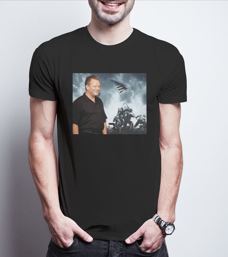 James Bradley Flags Of Our Fathers Iconic Image T-Shirt