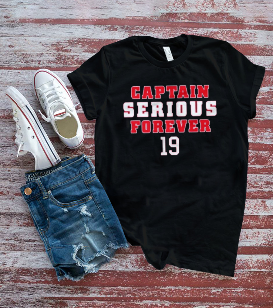 Captain Serious Forever 19 Sports T-Shirt