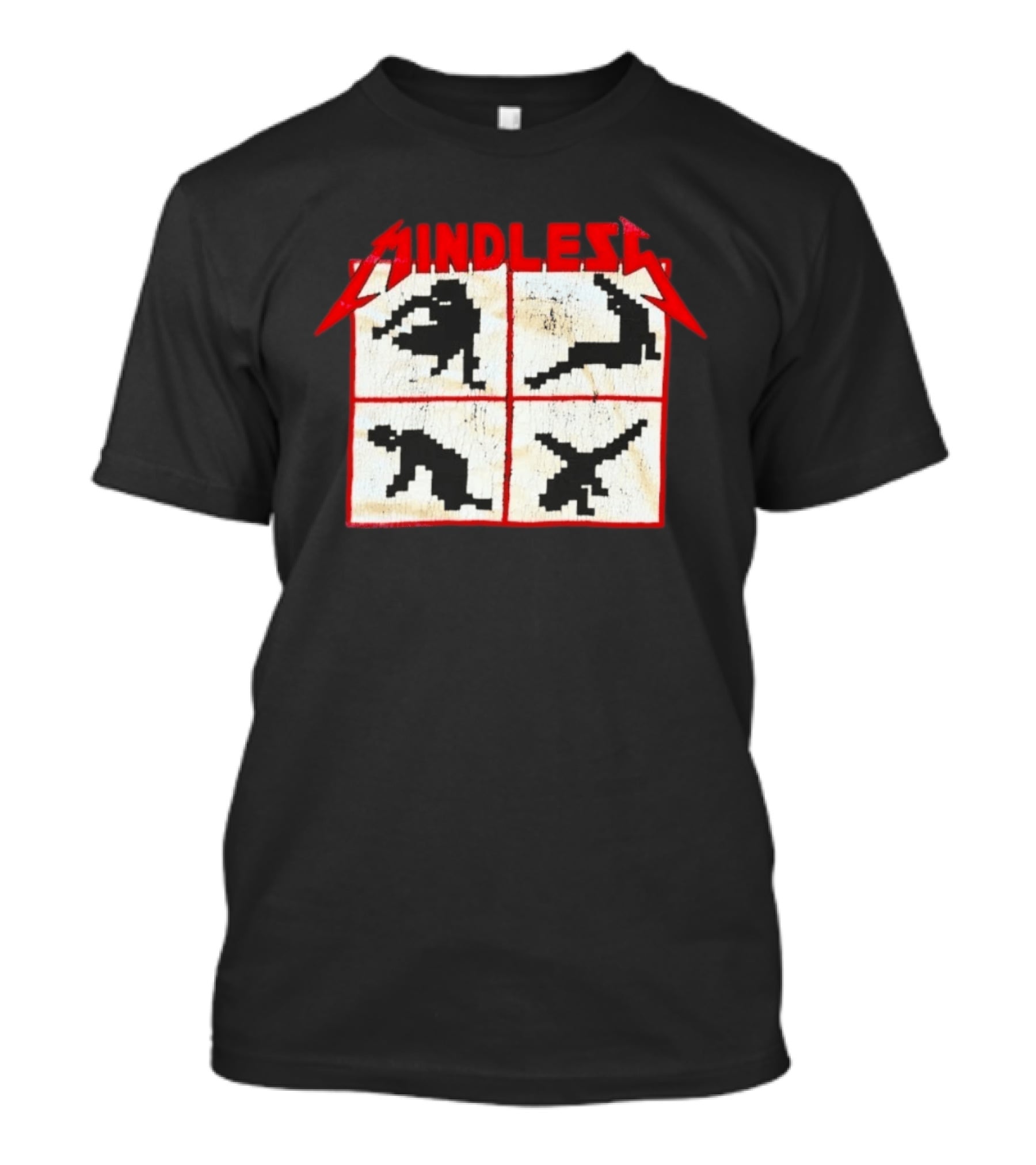 Mindless Self Indulgence Pixel Figures Band T-Shirt
