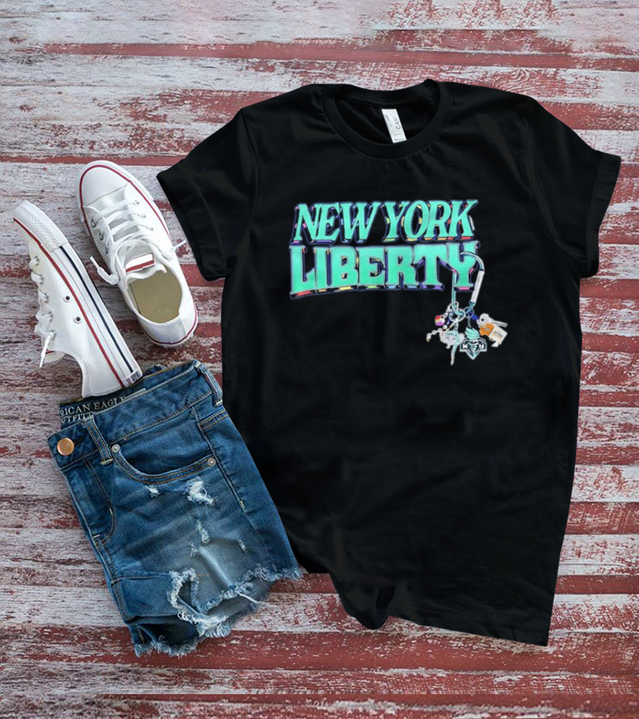 New York Liberty Carabiner Pride Keychain Accessories T-Shirt