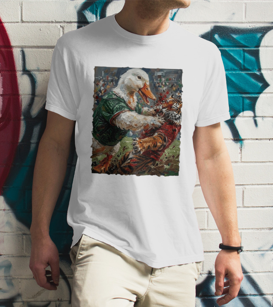 Oregon Ducks Auburn Tigers Football Rivalry Clash T-Shirt