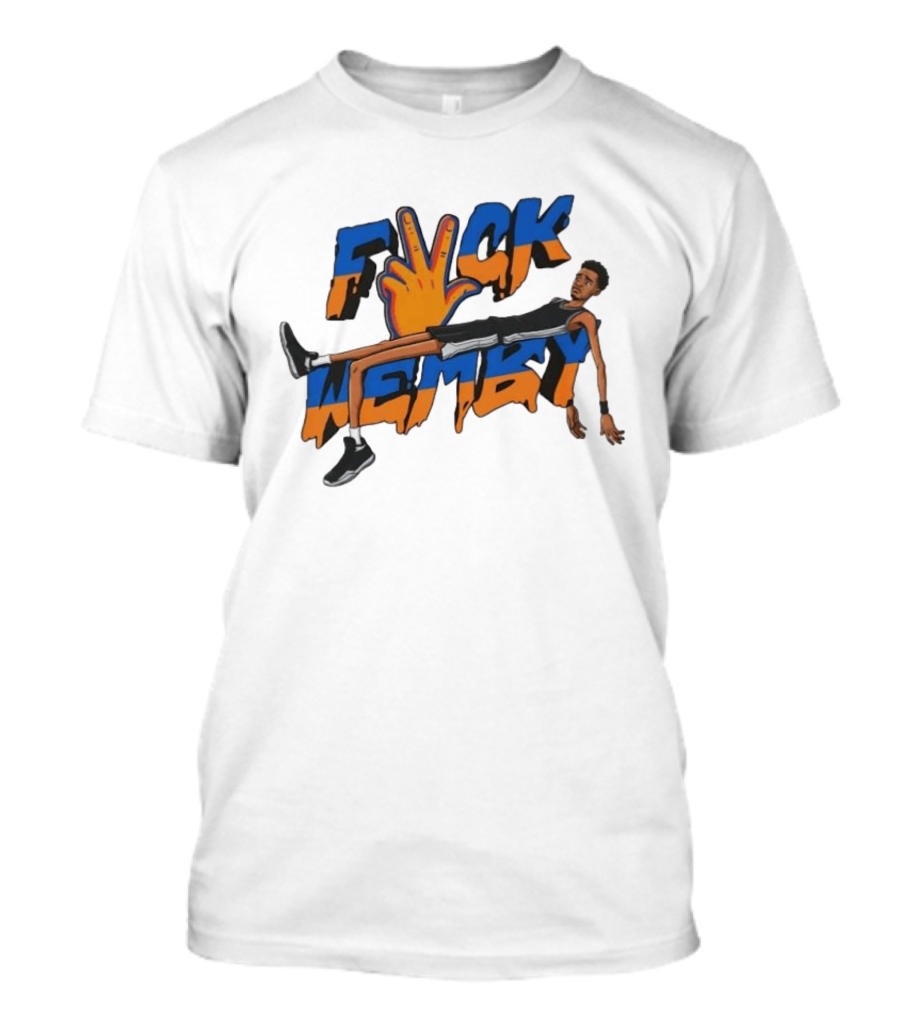 Victor Wembanyama Spurs Fvck Wemby Basketball Artistry T-Shirt