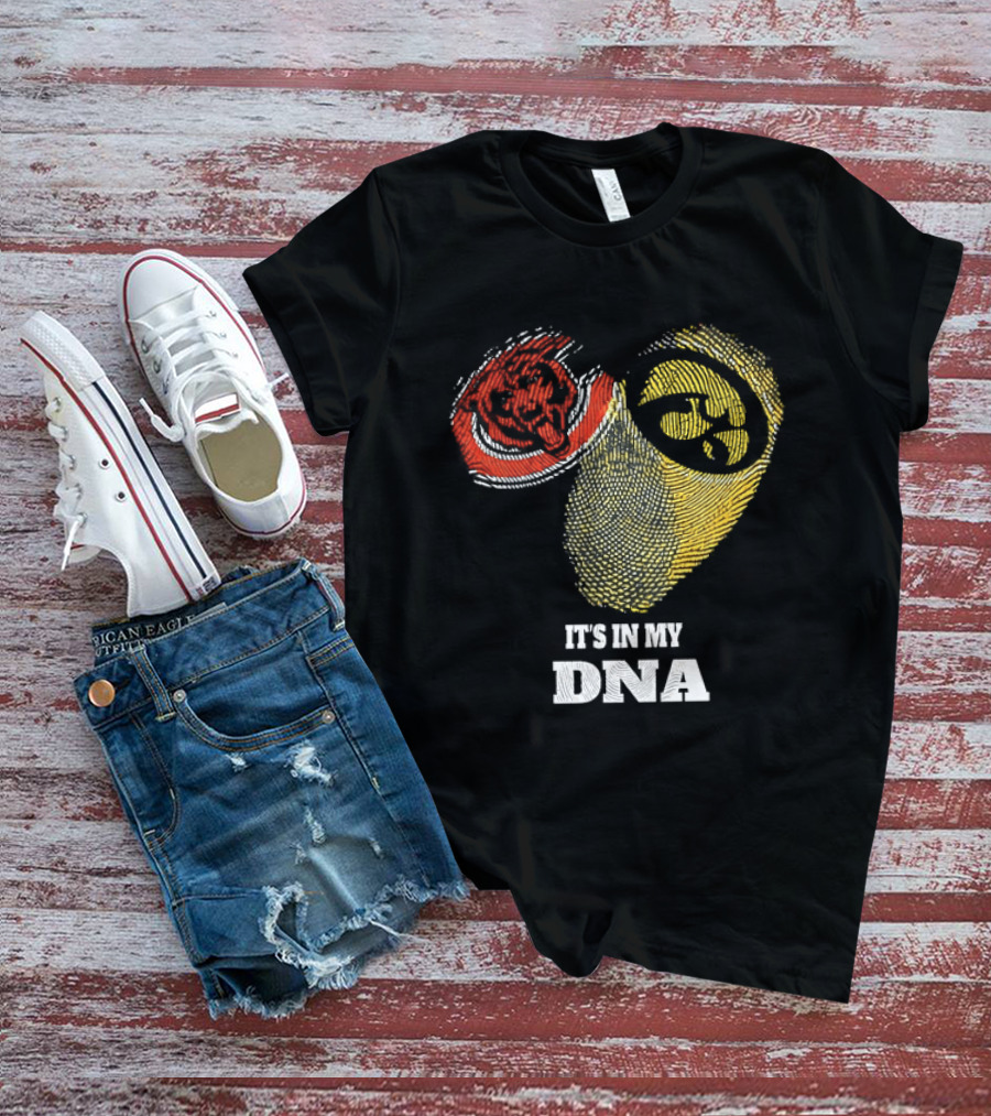 Chicago Bears Iowa Hawkeyes It's In My DNA T-Shirt