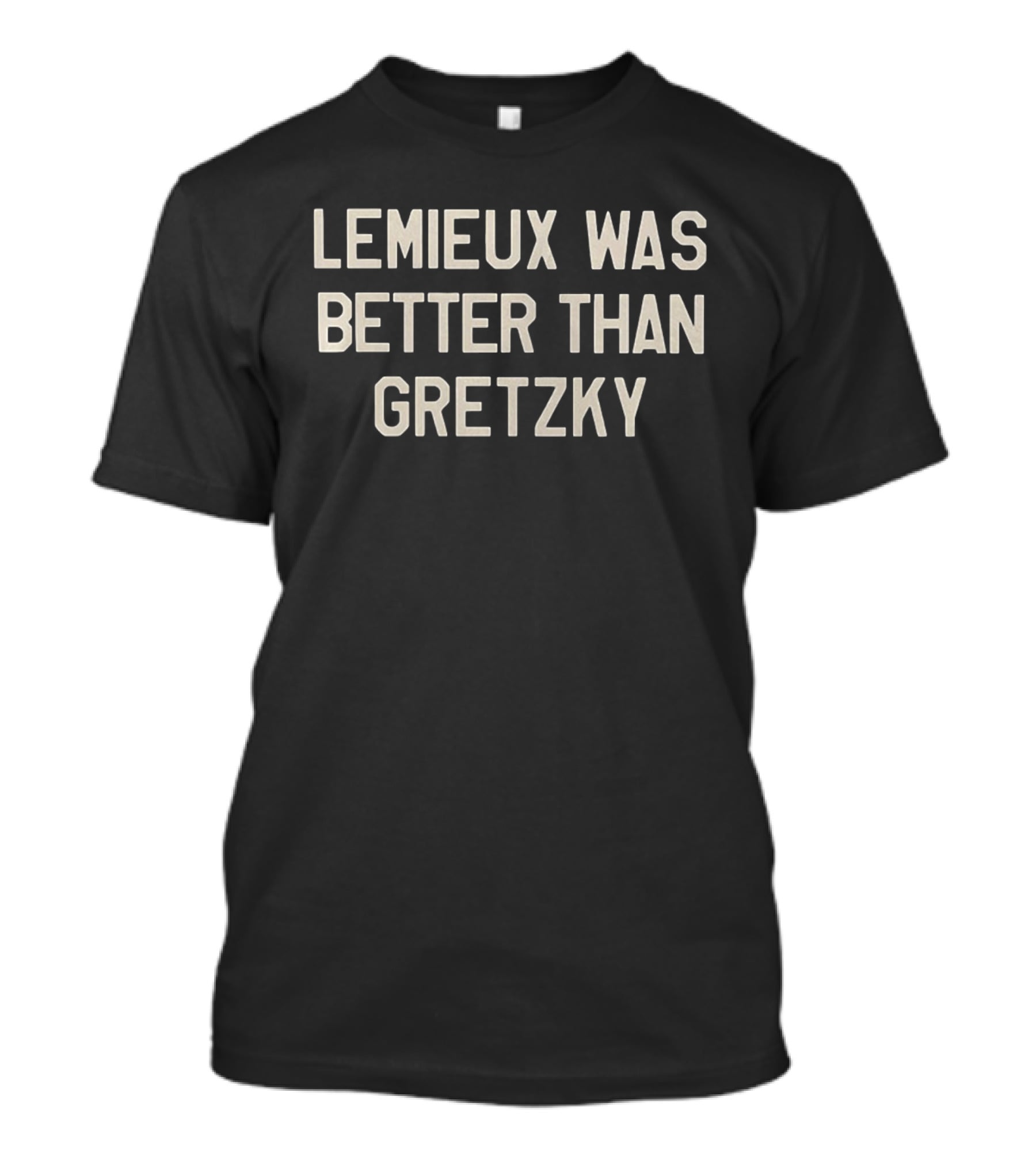 Lemieux Was Better Than Gretzky Hockey Debate Iconic Comparison T-Shirt