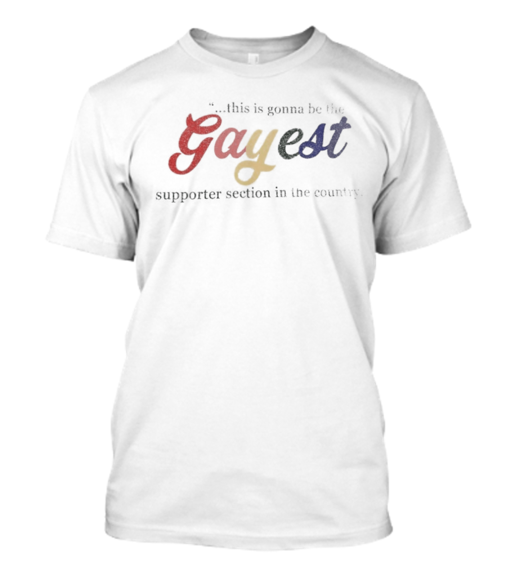 This Is Gonna Be The Gayest Supporter Section In The Country T-Shirt