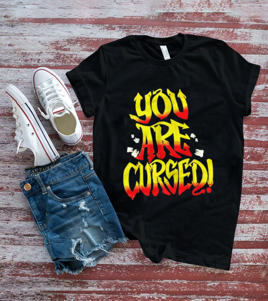 Danhausen You Are Cursed Bold Graffiti T-Shirt