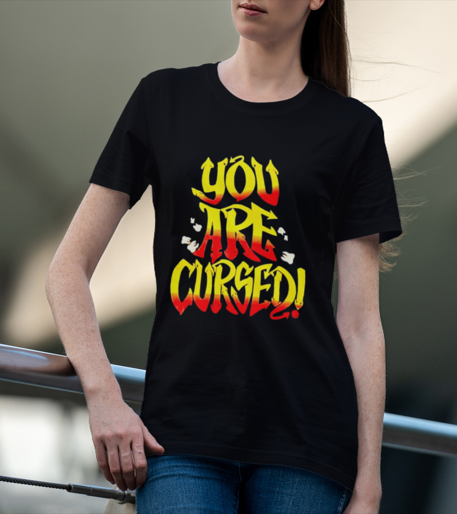 Danhausen You Are Cursed Bold Graffiti T-Shirt