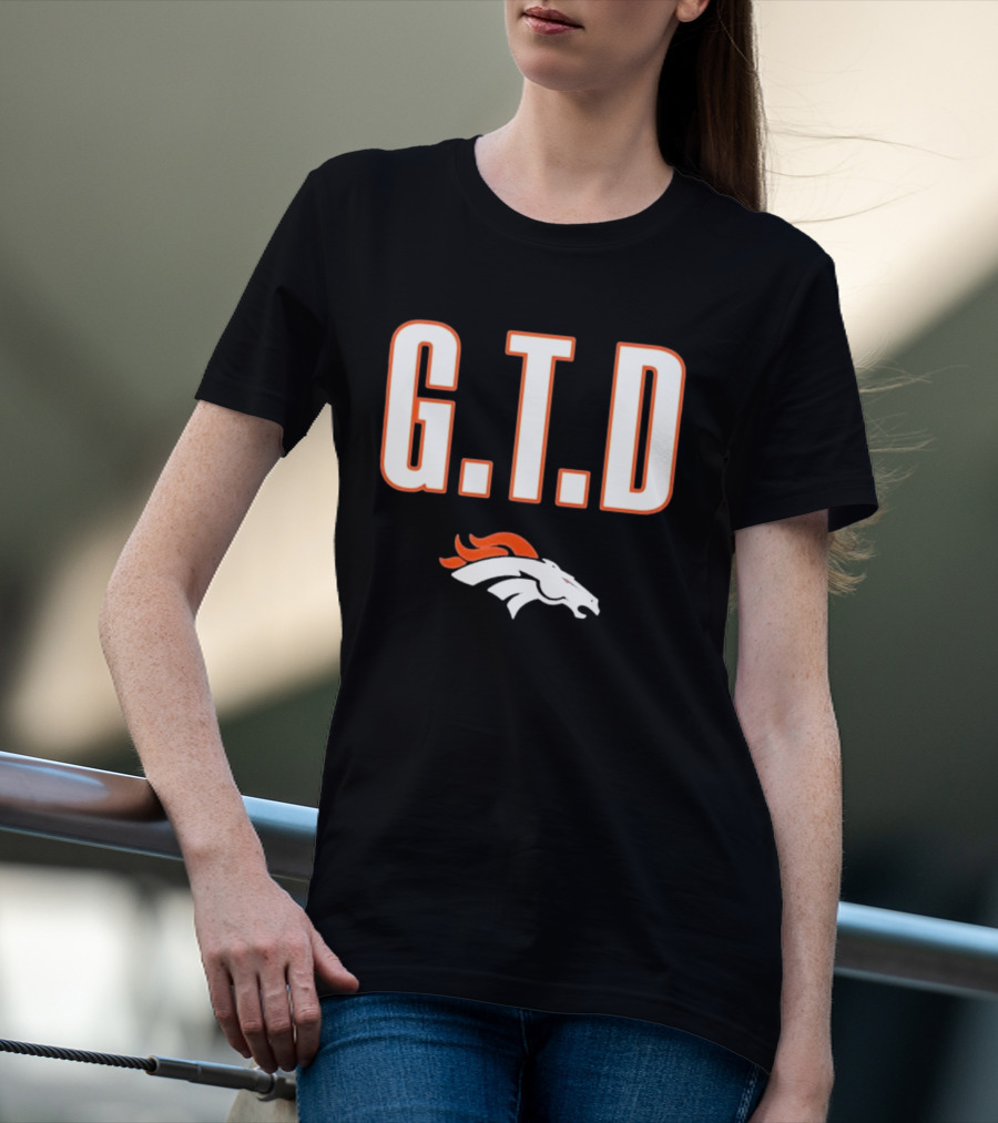 Denver Broncos GTD Official Team Merchandise T-Shirt