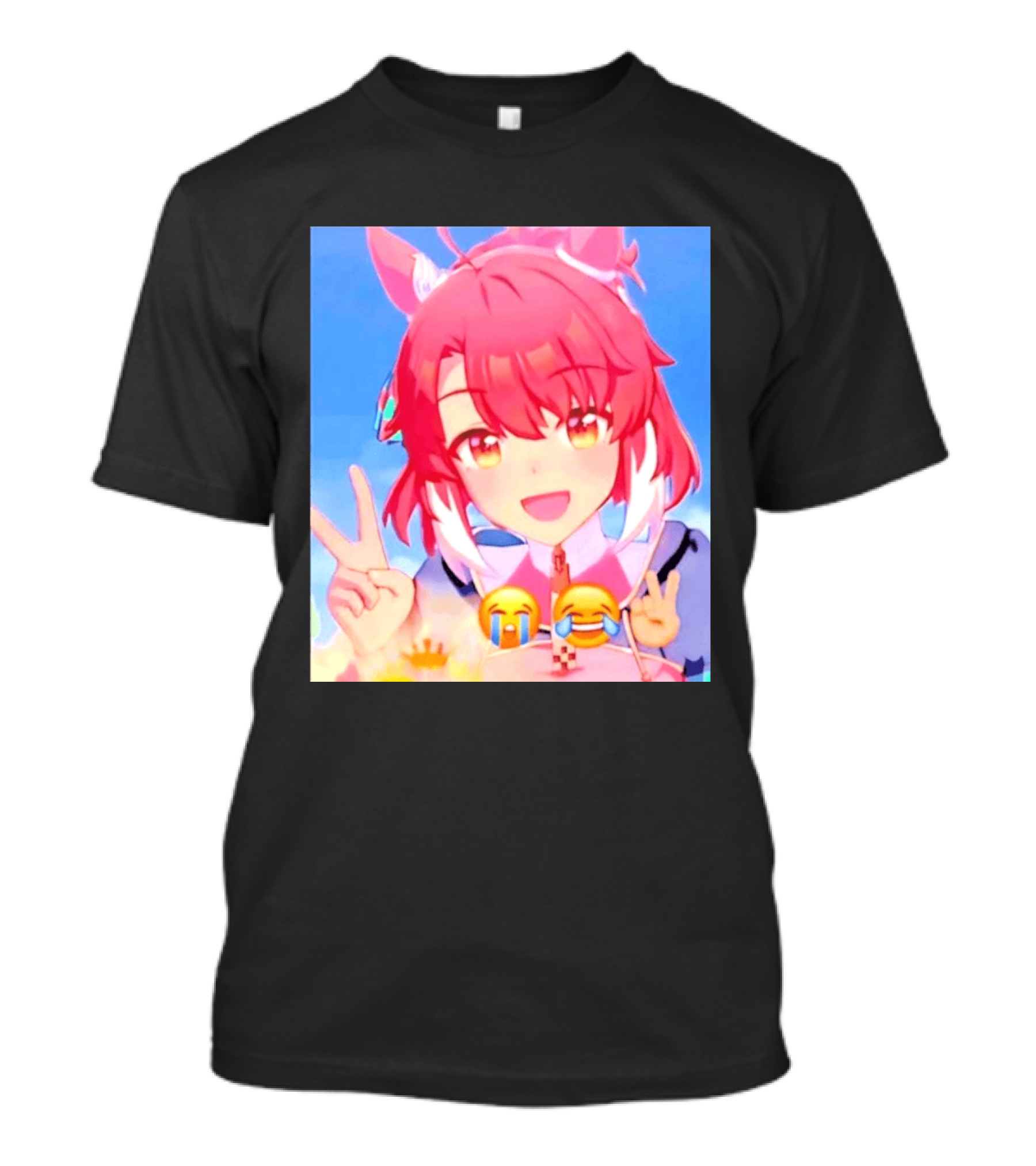 Happy Birthday Dantsu Flame 2026 Anime Character Peace Emoji T-Shirt