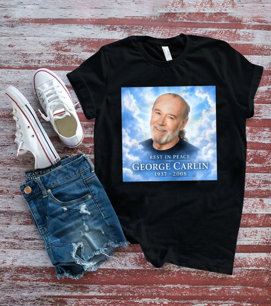 Rest In Peace George Carlin 1937 2008 Memorial T-Shirt