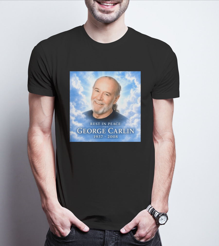 Rest In Peace George Carlin 1937 2008 Memorial T-Shirt