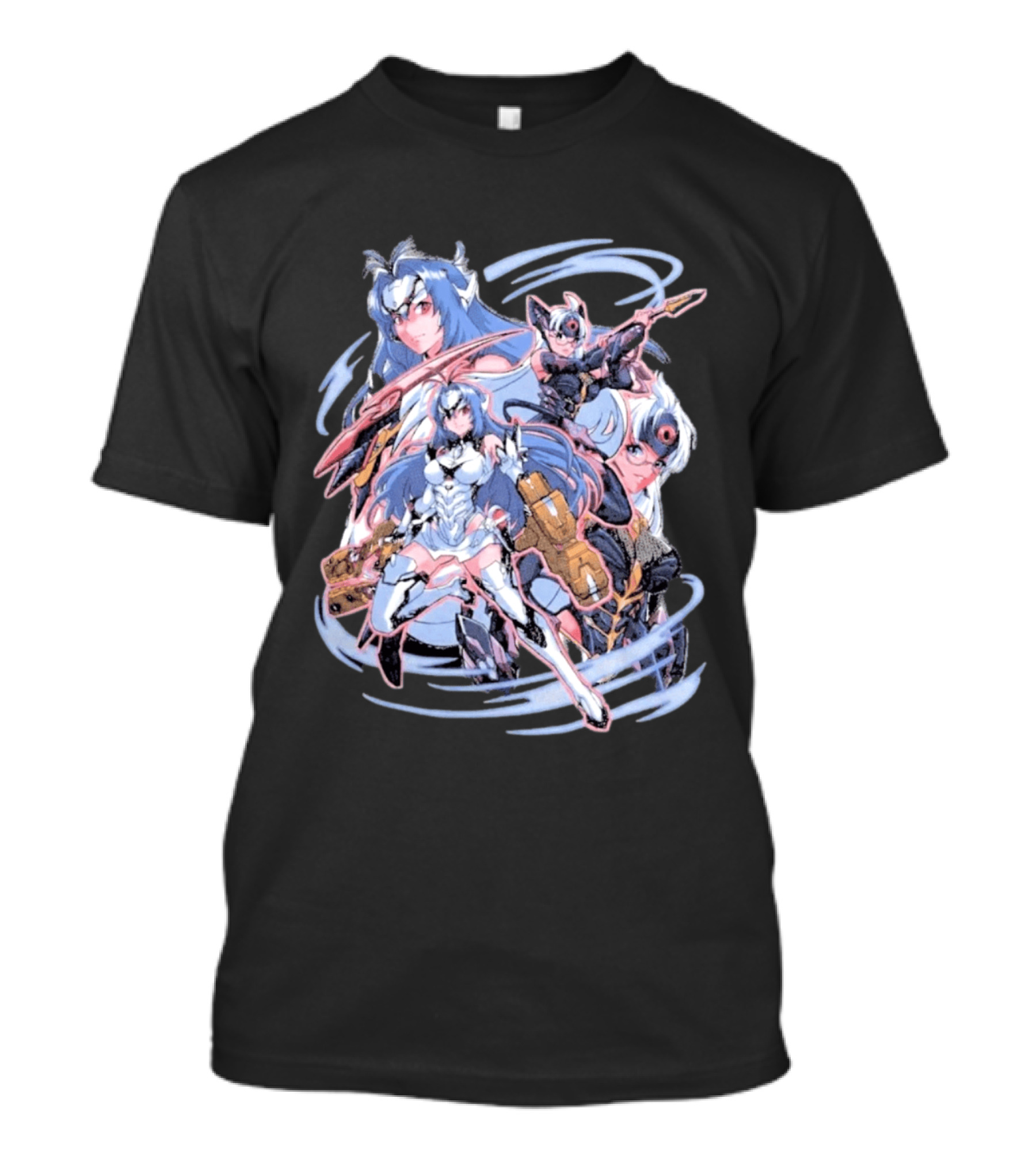 Xenosaga KOS MOS Anime Art Space Robots Heart T-Shirt