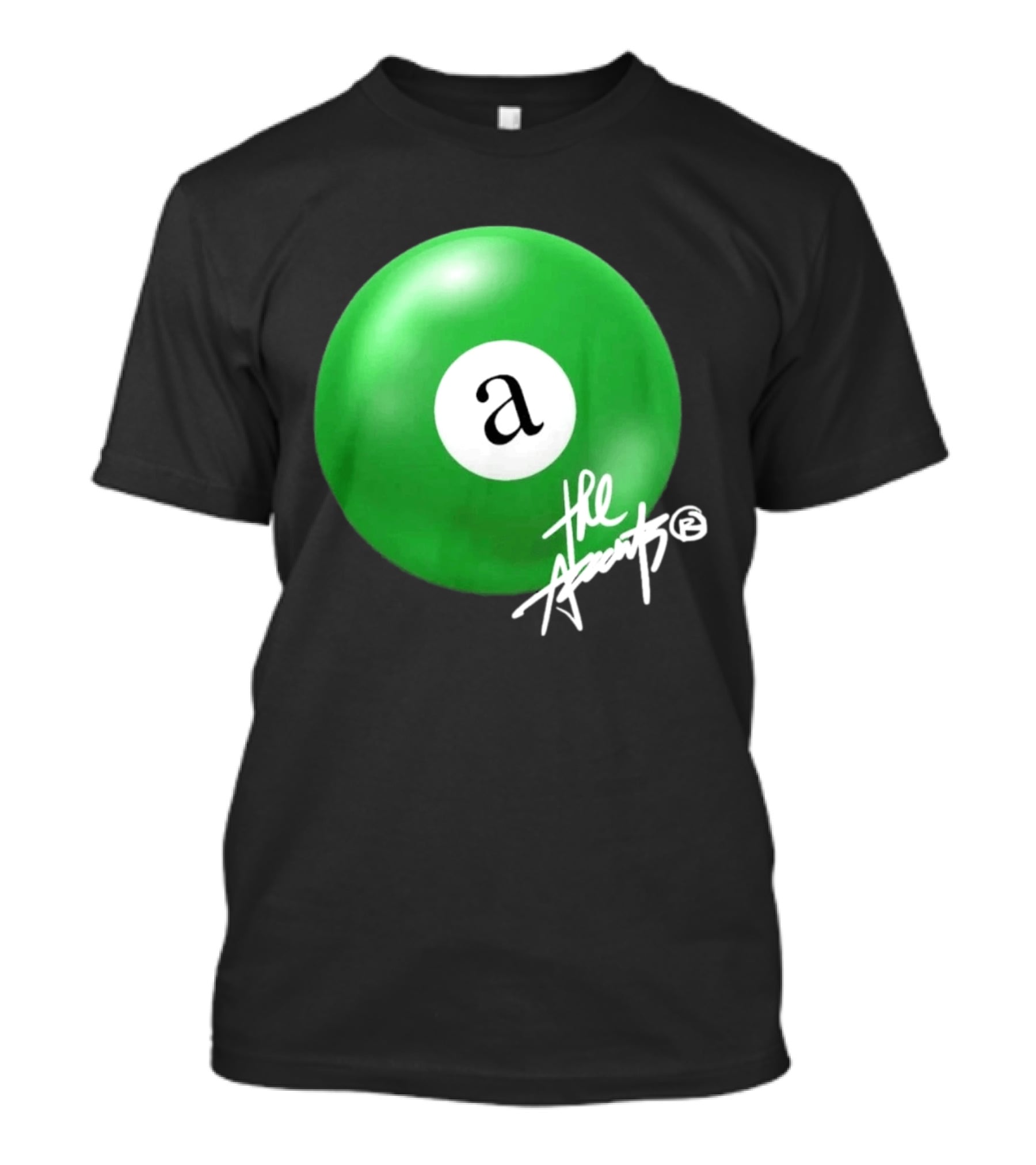 The Accents Collection Green Pool Ball Icon With Signature T-Shirt