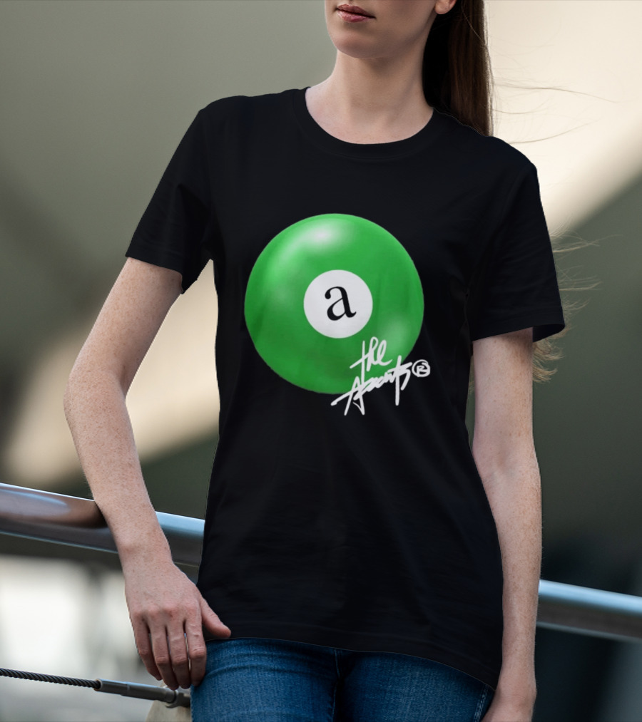 The Accents Collection Green Pool Ball Icon With Signature T-Shirt