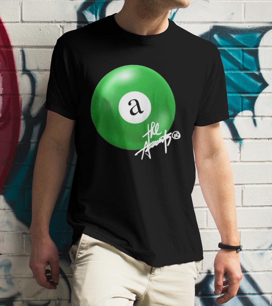 The Accents Collection Green Pool Ball Icon With Signature T-Shirt