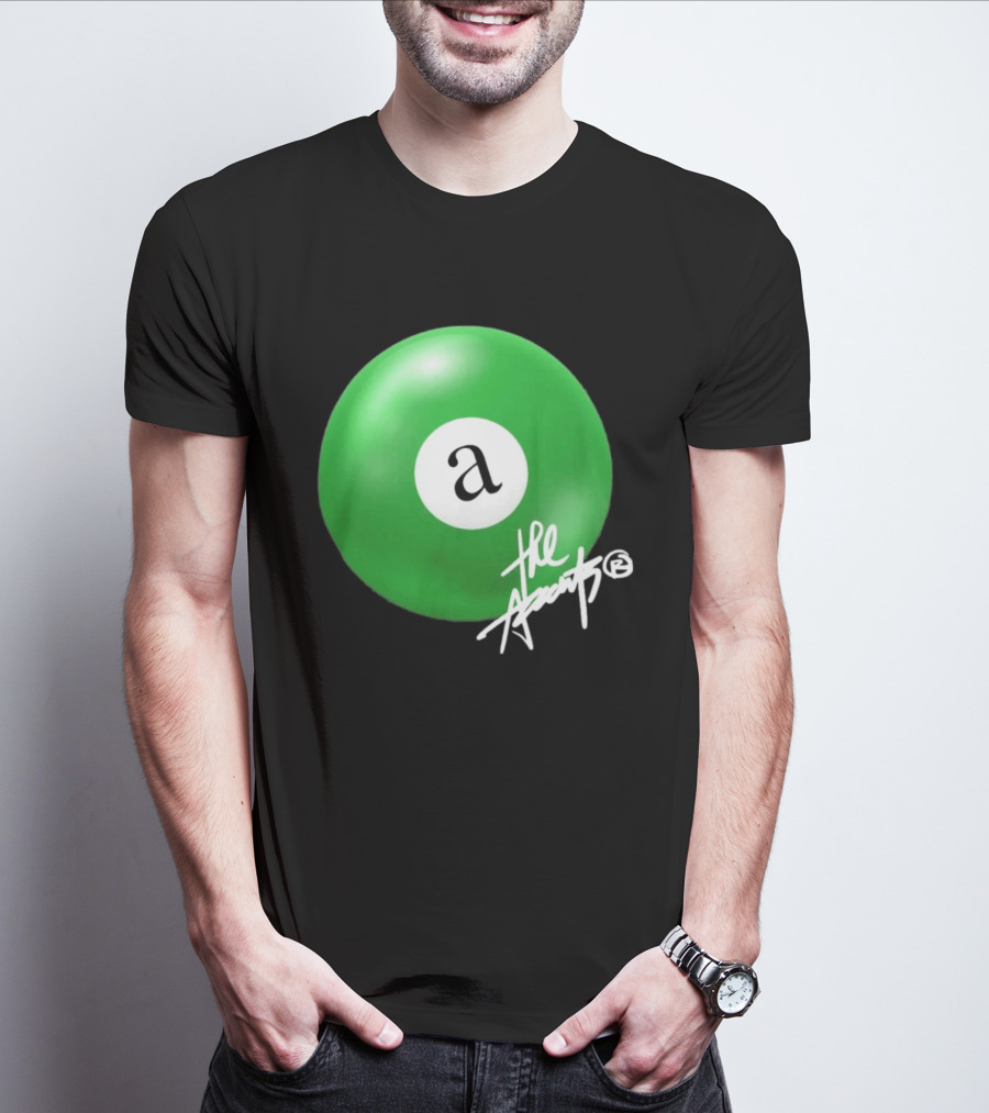 The Accents Collection Green Pool Ball Icon With Signature T-Shirt