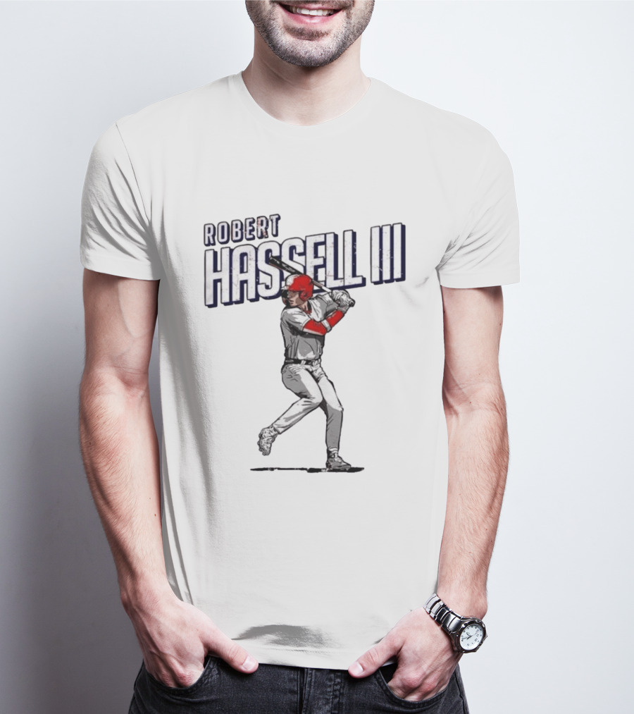 Robert Hassell III Baseball Player Washington Nationals T-Shirt