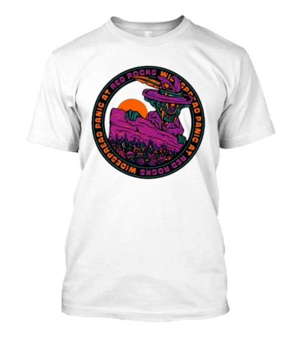 Widespread Panic At Red Rocks June 26 28 2026 Event Psychedelic Goblin T-Shirt