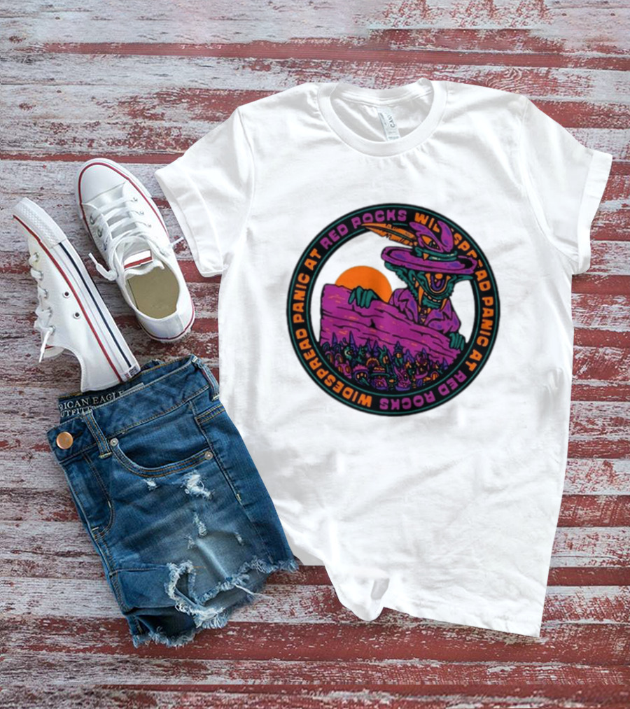 Widespread Panic At Red Rocks June 26 28 2026 Event Psychedelic Goblin T-Shirt
