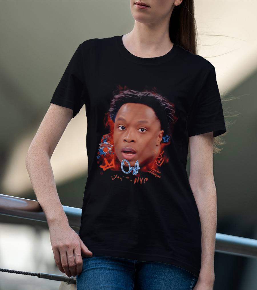 OG Anunoby Knicks Heart Star NYC NBA Never Sleeps T-Shirt