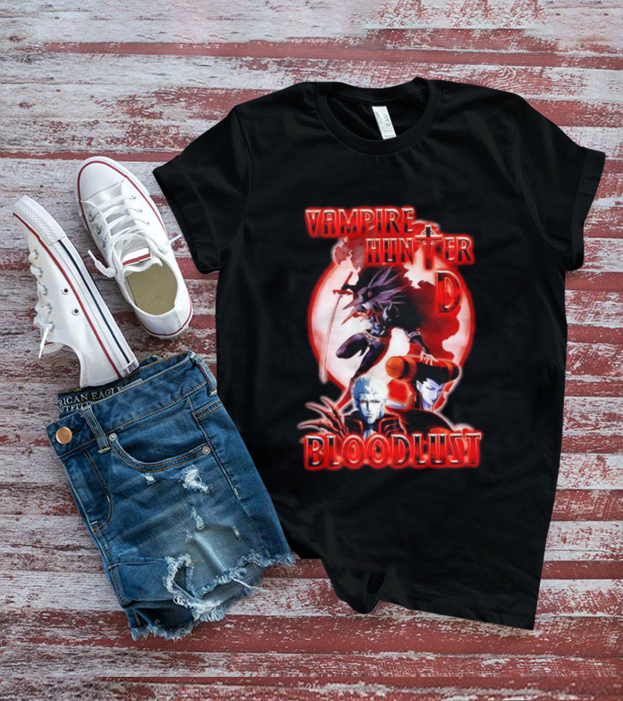 Vampire Hunter D Bloodlust Anime Dark Fantasy Adventure Characters T-Shirt