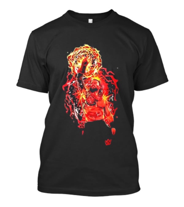 Roman Reigns Tribal Chief Fist Lightning WWE Power T-Shirt