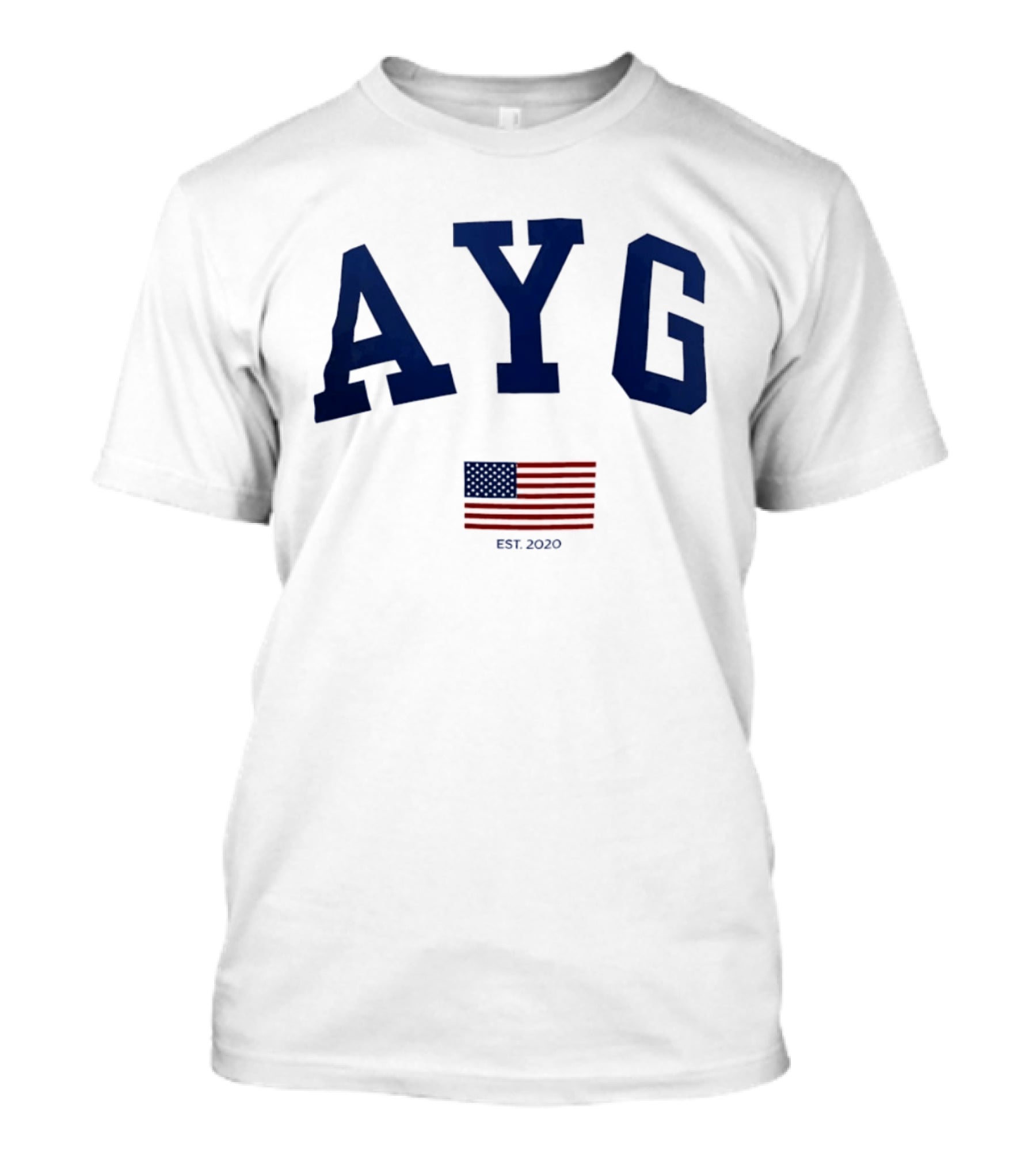 AYG American Flag EST 2020 4th Of July T-Shirt