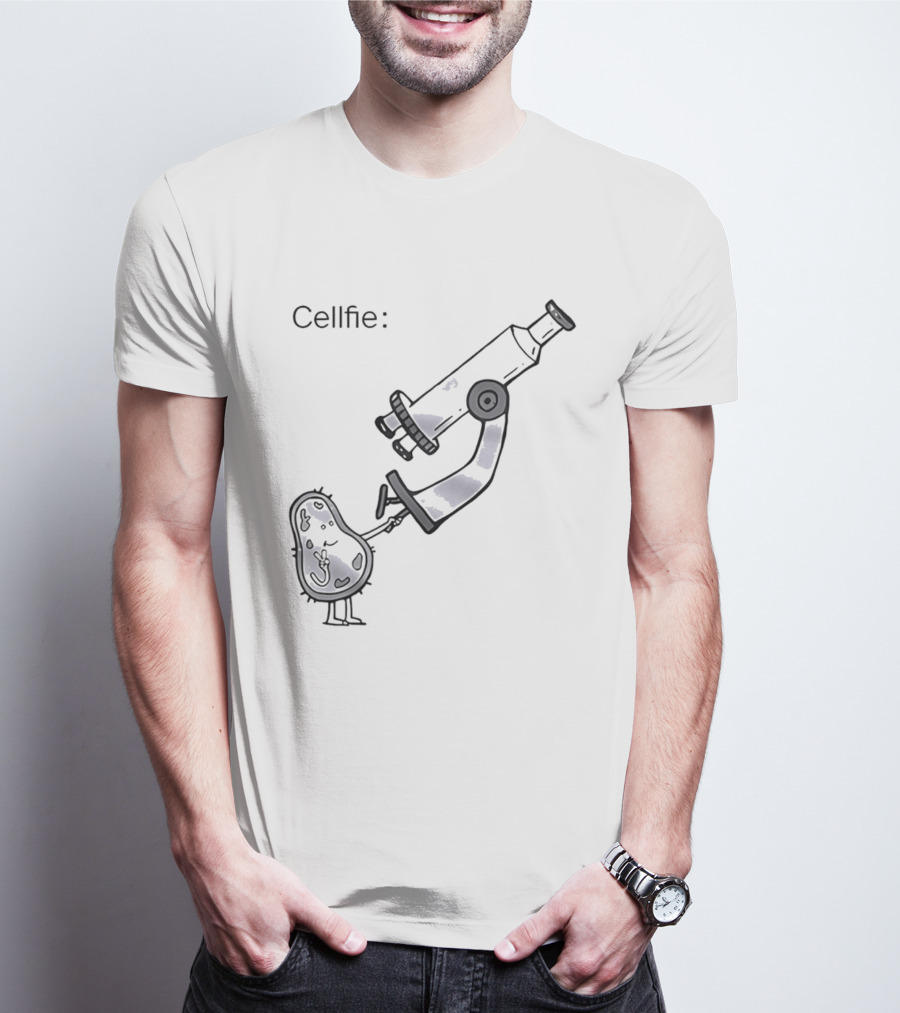 Cellfie Science Biology Microscopic Humor T-Shirt